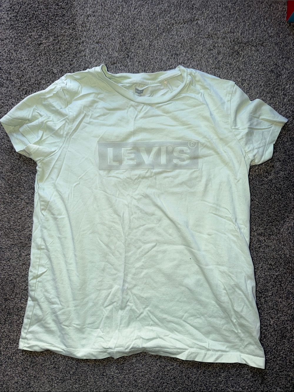 Levi's Women's Light Mint Short Sleeve Logo Tee